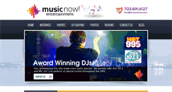 Desktop Screenshot of musicnowentertainment.com